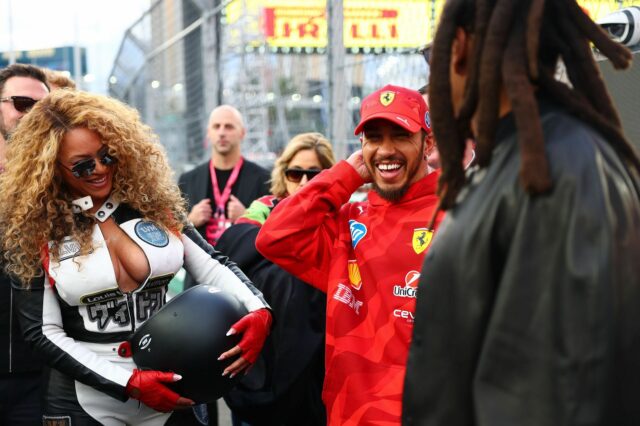 Beyoncé píše úprimnú jednoriadkovú správu pre Lewisa Hamiltona po GP Lewis Hamilton po Veľkej cene Las Vegas - Zdroj: Getty