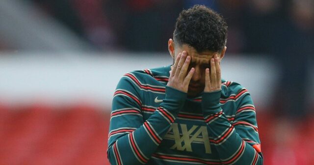 Bol som zničený, keď ma Liverpool v deň finále vyradil Alex Oxlade-Chamberlain z Liverpoolu pred zápasom štvrťfinále Emirates FA Cup medzi Nottingham Forest a Liverpoolom na City Ground