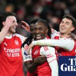 Brilliant Eze dosiahol hetrik, keď Arsenal porazil Spurs a zvýšil vedenie v boji o titul | Premier League