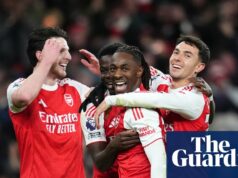 Brilliant Eze dosiahol hetrik, keď Arsenal porazil Spurs a zvýšil vedenie v boji o titul | Premier League Brilliant Eze dosiahol hetrik, keď Arsenal porazil Spurs a zvýšil vedenie v boji o titul | Premier League