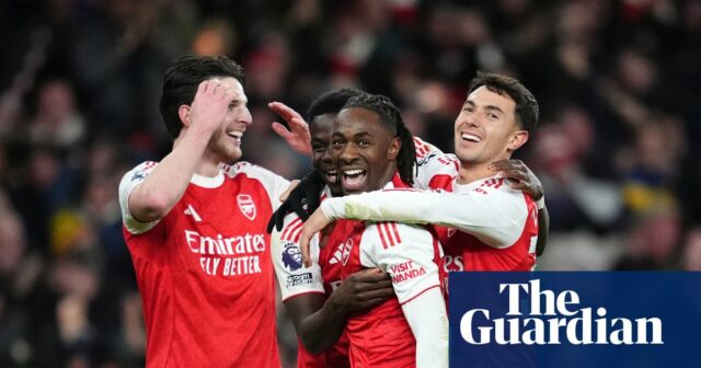 Brilliant Eze dosiahol hetrik, keď Arsenal porazil Spurs a zvýšil vedenie v boji o titul | Premier League
