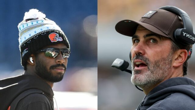 Browns HC Kevin Stefanski hovorí o rehabilitácii QB uprostred klebiet, logo pochodového šialenstva