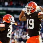 Browns WR Cedric Tillman hrať; Shedeur Sanders späť ako QB2