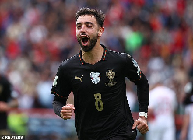 Bruno Fernandes strelil hetrik a pomohol Portugalsku kvalifikovať sa na Bruno Fernandes mal v nedeľu po hetriku proti Arménsku čo oslavovať