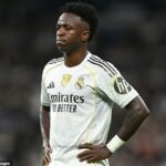 Vinicius Junior vyzerá čoraz viac ako hráč v zmätku, odkedy minuloročné premeškanie Zlatej lopty