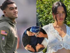 Bývalá GF Hallie Aiono z Puka Nacua sa 4 dni po pôrode stane „zázračným“ ich dieťaťom. logo pochodového šialenstva