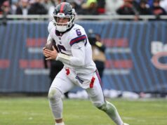 Bývalá hviezda Giants Brandon Jacobs prísne varuje nováčika Jaxsona Darta Bývalá hviezda Giants Brandon Jacobs prísne varuje nováčika Jaxsona Darta