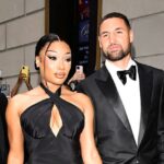 Megan Thee Stallion a Klay Thompson sú videní 16. júla 2025 v New Yorku