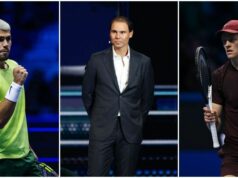 Bývalý americký profesionál špekuluje, či bude mať Španiel po prehre Sinnera na ATP Finals také šťastie ako Nadal Carlos Alcaraz na Rolex Paris Masters 2025 - Zdroj: Getty
