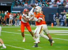 Č. 15 Miami visiace na play-off nádeje, čelí nebezpečné NC State Futbal NCAA: Syracuse v Miami