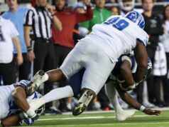 Č. 25 Memphis vedie po celej Rice v cestnej trase Futbal NCAA: Memphis at Rice