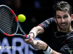 Cameron Norrie porazil Lorenza Sonega a dostal sa do finále Moselle Open v Metz Cameron Norrie hits a backhand