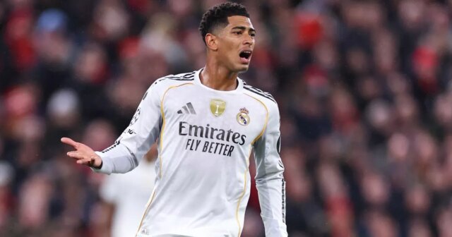 Jude Bellingham počas zápasu Realu Madrid