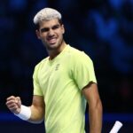 Minulý rok bol Alcaraz súčasťou španielskeho tímu, ktorý predčasne vypadol v úvodnom kole Final 8 (Clive Brunskill/Getty Images pre ITF)