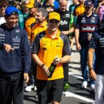 Oscar Piastri, Andrea Stella a Lando Norris z Veľkej Británie a McLarenF1 Grand Prix Talianska - Zdroj: Getty