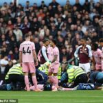 Hráči Bournemouthu Adam Smith a Tyler Adams utrpeli v nedeľu nepríjemný stret hláv