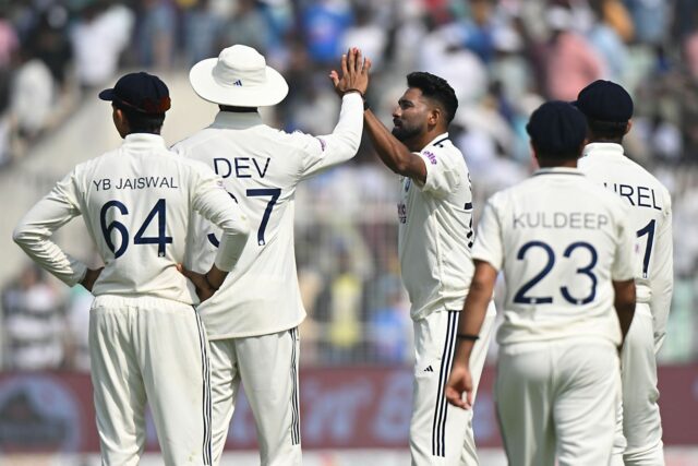 Počas prvých dvoch dní Guwahatiho testu bolo odhodených iba 157,2 overs. (P/C: BCCI/X)