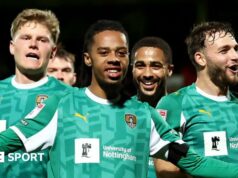 Cheltenham Town vs. Notts County: League Two štatistiky a vzájomné zápasy Alassana Jatta a Tyrese Hall