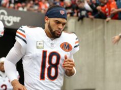 Chicago Bears vs. New York Giants predpokladaná štartovacia zostava a hĺbkový rebríček na 10. týždeň logo pochodového šialenstva