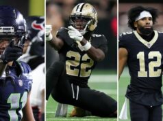 Chris Olave posiela 6-slovnú správu Jaxonovi Smithovi-Njigbovi po výmene Rashida Shaheeda do Seahawks logo pochodového šialenstva