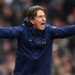 Thomas Frank, manažér Tottenham Hotspur počas zápasu Premier League medzi Tottenham Hotspur a Aston Villa na štadióne Tottenham Hotspur 19. októbra 2025 v Londýne, Anglicko