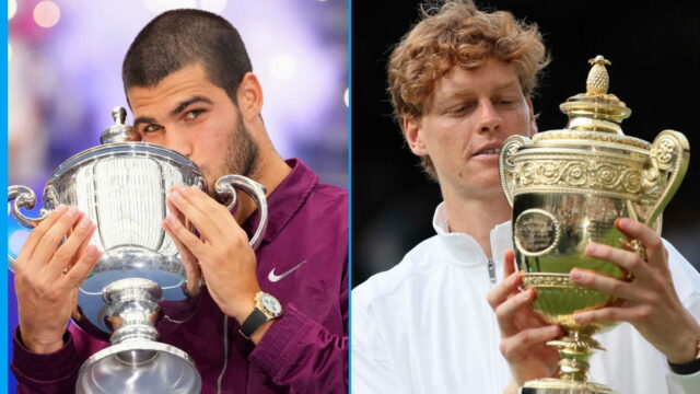 Čo potrebuje Alcaraz poprieť Sinnerovi na konci roka
