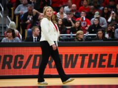 Čo povedal Dani Busboom Kelly po tom, čo volejbalový tím Nebrasky porazil Indianu a získal titul Big Ten Dani Busboom Kelly počas Nebraska vs Wisconsin - Zdroj: Getty