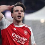 Declan Rice počas víťazstva nad Bayernom Mníchov