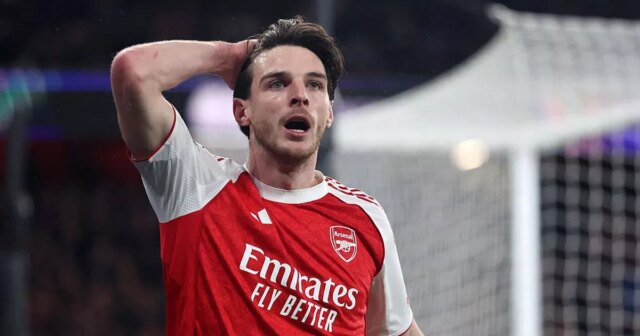 Declan Rice počas víťazstva nad Bayernom Mníchov