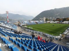 Como najala bývalého tvorcu obsahu Chelsea Felixa Johnstona ako skauta prvého tímu General view of Como's Giuseppe Sinigaglia Stadium