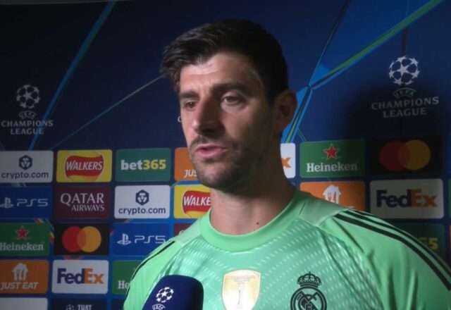 Courtois kritizuje spoluhráčov po prehre v Liverpoole Courtois kritizuje spoluhráčov po prehre v Liverpoole