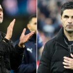 Pep Guardiola oslavuje víťazstvo City nad Liverpoolom