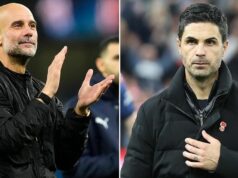 Ďalšie tri zápasy Arsenalu sú obrovské – Pep Guardiola bude teraz v hlave Mikela Artetu Pep Guardiola oslavuje víťazstvo City nad Liverpoolom