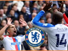 Daniel Munoz prestupová príležitosť pre Chelsea Daniel Munoz tlieska fanúšikom Crystal Palace