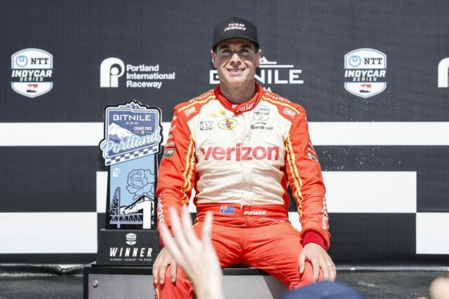 David Malukas s Will Power na IndyCar Series Sukup Race Weekend v Iowe - Zdroj: Getty