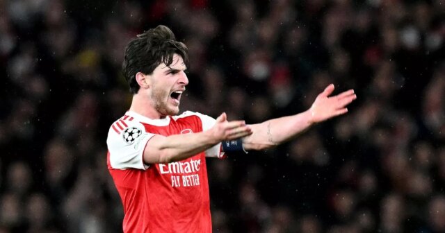 Declan Rice chválil Martina Zubimendiho po víťazstve Arsenalu v Lige majstrov nad Bayernom Mníchov