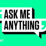Ask Me Anything green banner