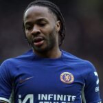 Raheem Sterling počas zápasu Chelsea