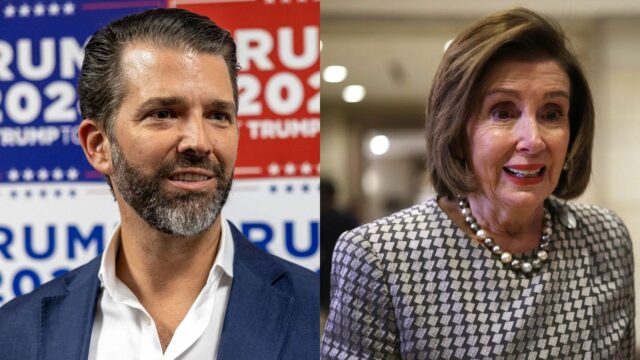 Donald Trump Jr. vydal trojslovnú odpoveď po tom, čo Nancy Donald Trump Jr. (Obrázok cez Getty Images)