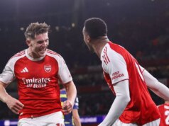 Dream Arsenal XI vs Tottenham vrátane veľkých rozhodnutí Viktora Gyokeresa a Gabriela Viktor Gyokeres a Gabriel Magalhaes sú pochybnosti pre súboj Arsenalu s Tottenhamom