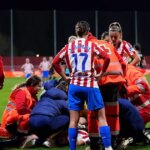 Andrea Medina Martin z Atlética Madrid sa zranil v zápase Ligy majstrov proti Juventusu