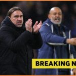 Ange Postecoglou počas tlačovej konferencie v Nottingham Forest