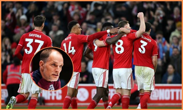 Elliot Anderson v akcii za Nottingham Forest