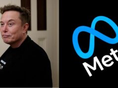 Elon Musk reaguje na tweet, v ktorom tvrdí, že „obchodovanie so sexom bolo „všeobecne tolerované“ na stránkach Meta“ Meta logo (obrázok cez Getty Images)