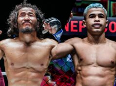 Enkh-Orgil Baatarkhuu bol „nadšený“ z titulu prvého podujatia ONE Championship, keď sa proti Fabriciovi Andrademu postavil na ONE Fight Night 38 Enkh-Orgil Baatarkhuu bol „nadšený“ z titulu prvého podujatia ONE Championship, keď sa proti Fabriciovi Andrademu postavil na ONE Fight Night 38