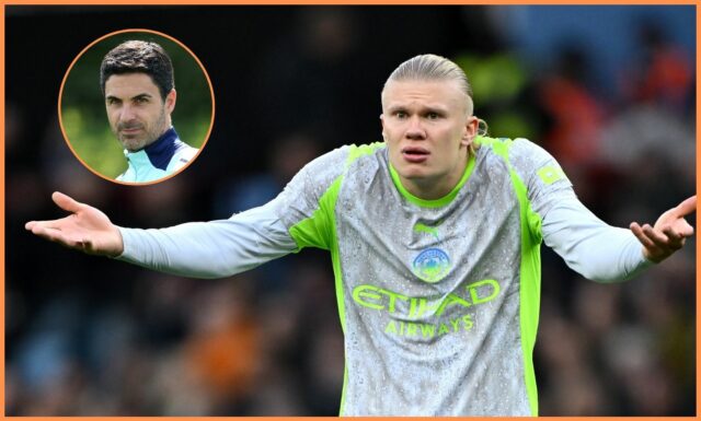 Erling Haaland je stav, keď sa Arsenal spolieha na štandardky Erling Haaland v akcii za Man City proti Arsenalu