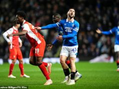 Európska kampaň je pre Rangers odpisom… a domáca sezóna bude tiež, ak sa mužom Dannyho Rohla nepodarí prejsť náročným slávnostným rozpisom zápasov Nico Raskin zhrnul frustráciu, ktorú pociťovali všetci v Ibroxe, keď Rangers bojovali o remízu s Bragou