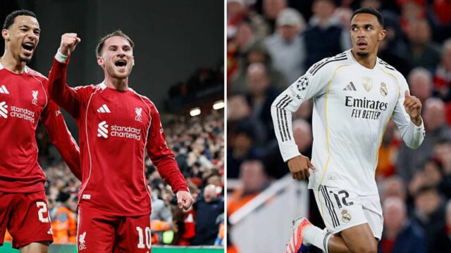 Fanúšikovia Liverpoolu presvedčili Alexisa Maca Allistera, ktorý si po víťazovi Fanúšikovia Liverpoolu presvedčili Alexisa Maca Allistera, ktorý si po víťazovi Realu Madrid vykopal Trenta Alexandra-Arnolda