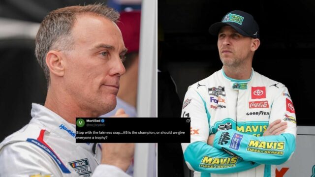 Fanúšikovia NASCAR sa rozdelili, pretože Kevin Harvick podporuje Dennyho Hamlina ako skutočného jazdca roka 2025
