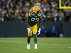 Fanúšikovia NFL pečú Romea Doubsa za veľkú prepadnutú prihrávku proti Giants logo pochodového šialenstva